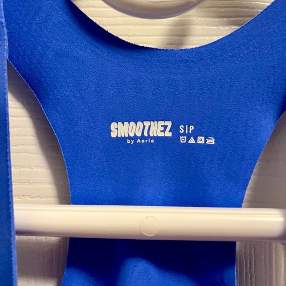 Smoothez by Aerie Blue bodysuit size S - Picture 4 of 5